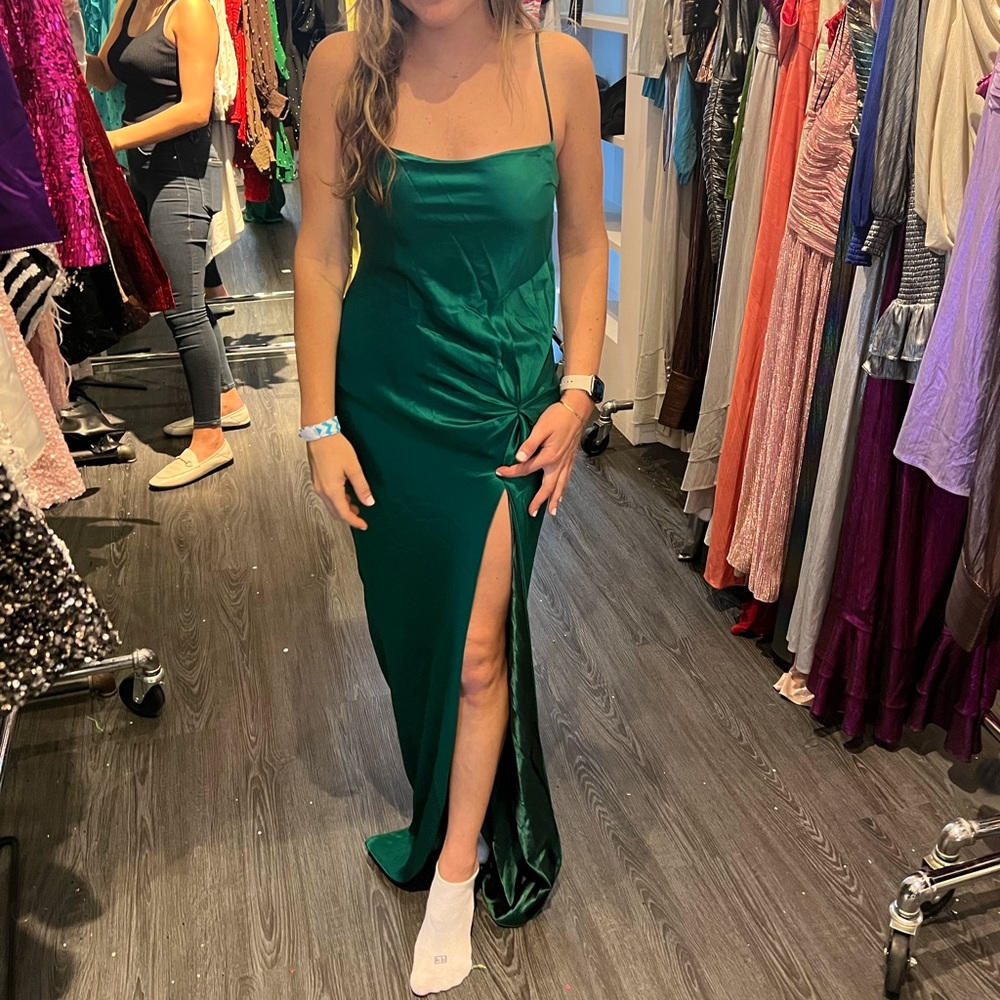 Retrofete | Silk Dress with High Slit